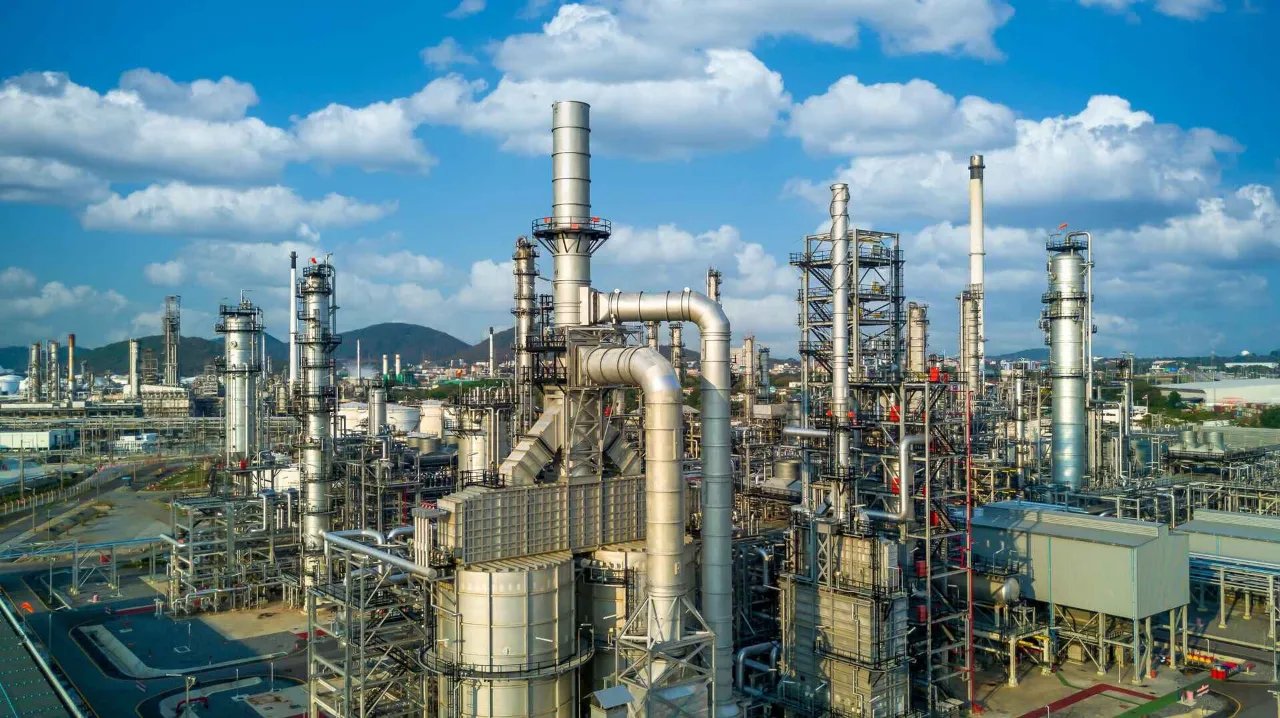 compressed aerial view oil refinery plant from industry zone 2025 01 08 23 28 41 utc 1 1